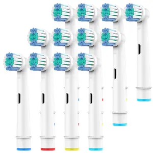 12 Pcs Professional Replacement Brush Heads Compatible with Oral B Electric Toothbrush, Rotating Toothbrushes Head Refills for Pro 1000 100 500 1500, Replaceable Brush Heads