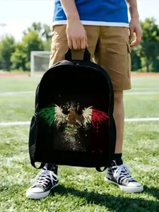1PC Storage Bag Mexico Large Capacity Sports Backpack Football Office Workers Birthday Super Quality Knapsack Journey Back to School Season Match Day Essentials