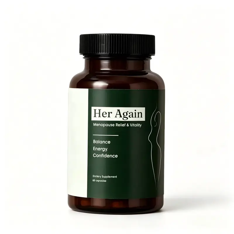 Her Again Menopause Support Capsules with Vitamin C 60 Ct