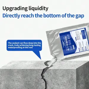 Fast-Drying Crack Filler Waterproof Sealant, Self Sealing Leak Repair Cement Ground Patching Agent, Polyurethane Roof Sealing King Joint Filler