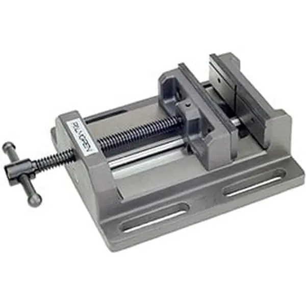 C. H. Hanson B1940157 Palmgren Low Profile Drill Press Vise, 4 in. - Gray