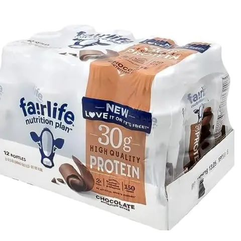 Fairlife  30g Protein Shake, Chocolate 11.5 fl. oz., 12 pk. nutrition