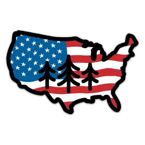 USA TriPine - Sticker