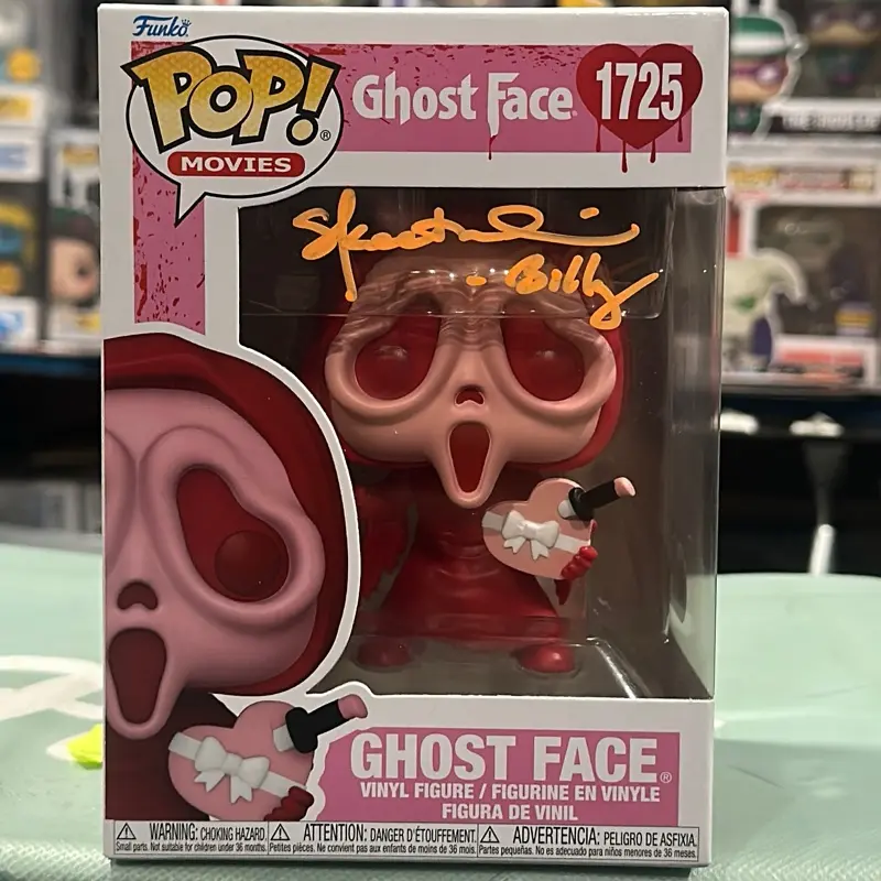 Funko Pop Ghost Face Valentine TV/Movie Character Vinyl Figure - Signed by Skeet Ulrich, New Authentic Premium Collectibles, Figure Collectible Figurines Statues & Bobbleheads for Collectors
