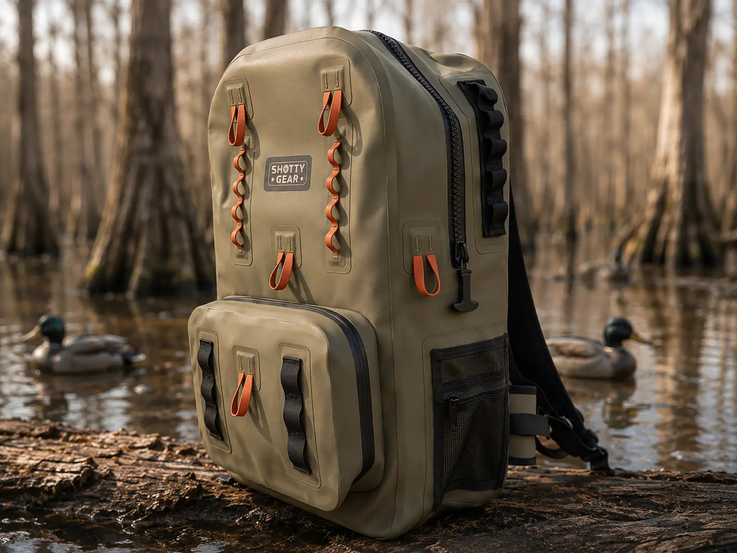 Marsh Locker Zippered Waterproof Backpack