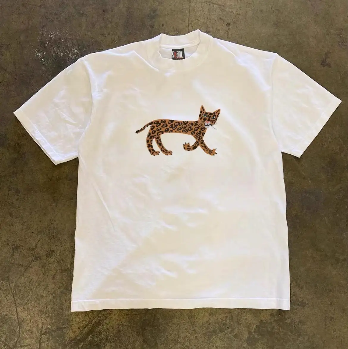 Leopard Graphic High Street T-Shirt | Unisex | 100% Cotton | Soft & Comfortable Oversized Tee