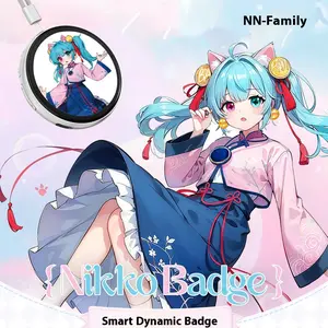 New animation peripheral two-dimensional electronic badge Bluetooth ai pet smart electronic photo album