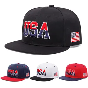 USA embroidery baseball cap for men vintage cap outdoors casual sun visor summer fashion hat for women