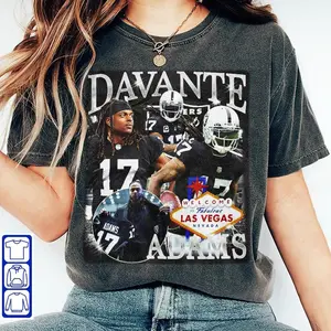 Vintage 90s Graphic Style Davante Adams T-Shirt, Davante Adams shirt, Vintage Oversized Sport Tee