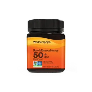 Raw Multifloral Mānuka Honey MGO 50+, 250g