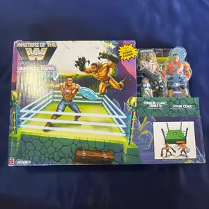 WWE Masters Of The Universe Triple H & John Cena Walmart Exclusive Ring Set MOTU with Power Punching Feature