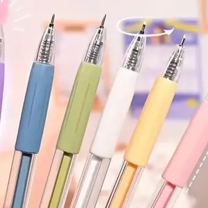 2pcs Random Color Creative Knife Pen, Student DIY Hand Cutter, Morandi Color Precision Craft Tool, Paper Scrapbook Cutting Tool, Cutting Supplies, Paper Cutters, Classroom Supplies