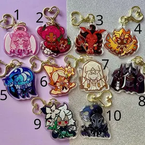 10 Ops CR Kingdom Cookies Double Sided Epoxy Keychain Beasts and Ancients