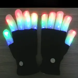 LED light-up flashing gloves, street dance props, luminous gloves, cheerleading toys