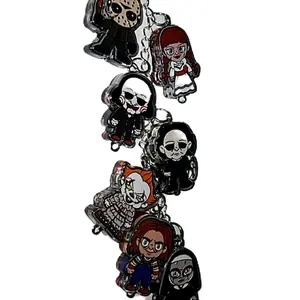 Chunky Horror Character Keychain, Multi-Functional Bag Clip, Cellphone Charm