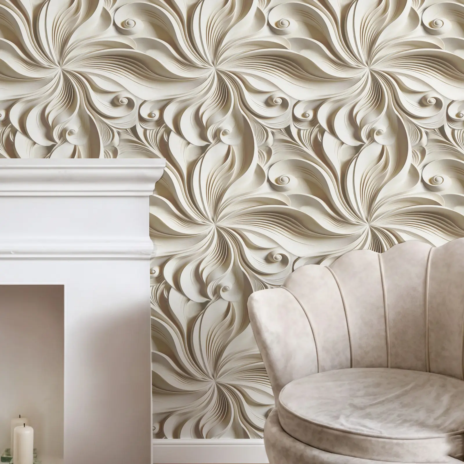 Self-Adhesive Floral Wallpaper, Peel And Stick Wallpaper Designs, Modern Luxury Texture, Waterproof, Removable, Living Room Bedroom TV Background, Hotel Coffee Shop Aesthetic Wallpaper