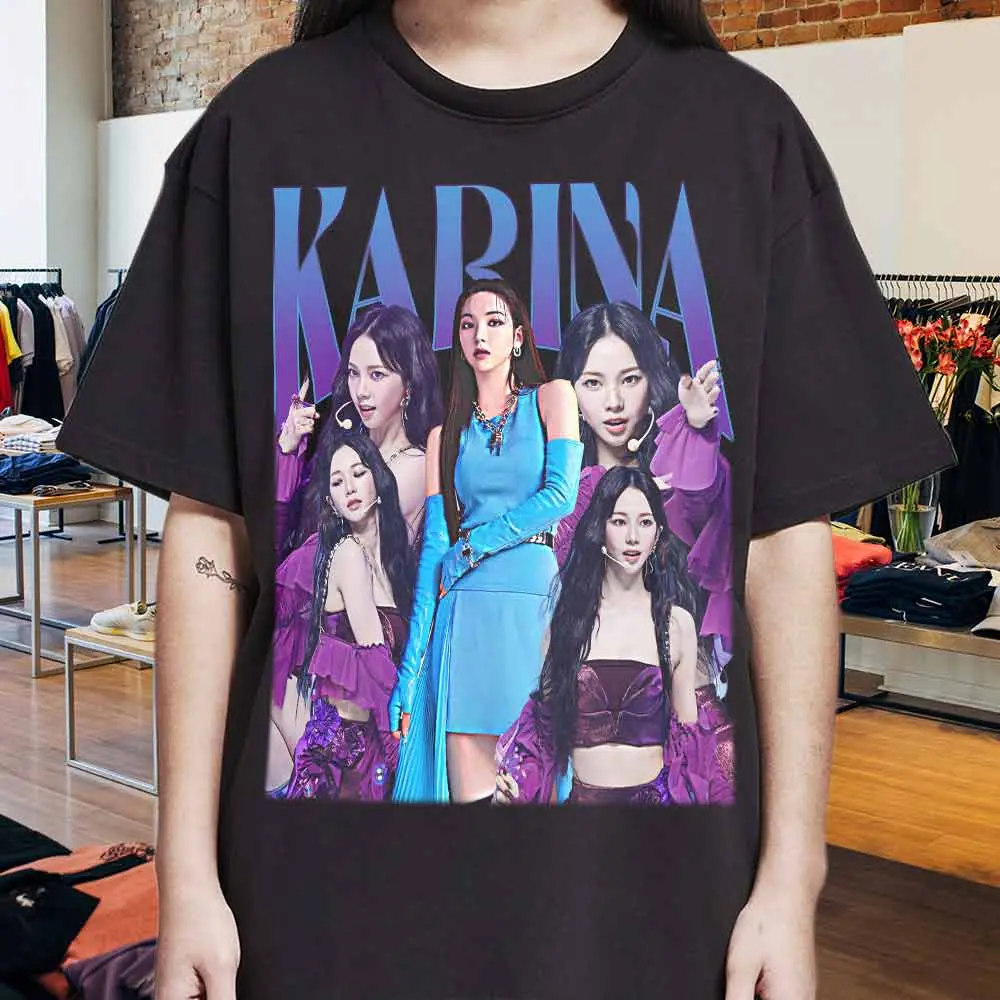 Karina Y2K Kpop Fashion Gift For Fans T Shirt QAC12819