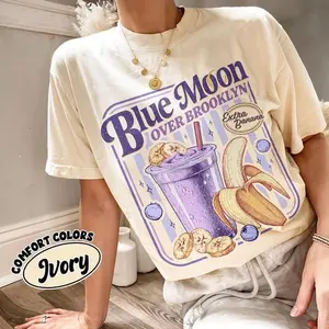Blue Moon Over Brooklyn Shirt Comfort Colors, Heated Rivalry Extra Banana Smoothie Tshirt, Scott And Kip Movie Tee, Romance Book Movie