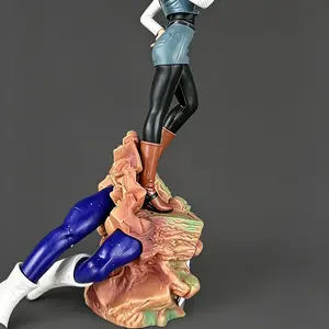 DBZ Advanced Animation Battle Scene Hand-Made Collection Ornaments Rock Base Home Decoration for Anime Fans Perfect Gift for Boyfriend Birthday Holiday Surprise Collector-Grade Quality Dual-Purpose Decoration