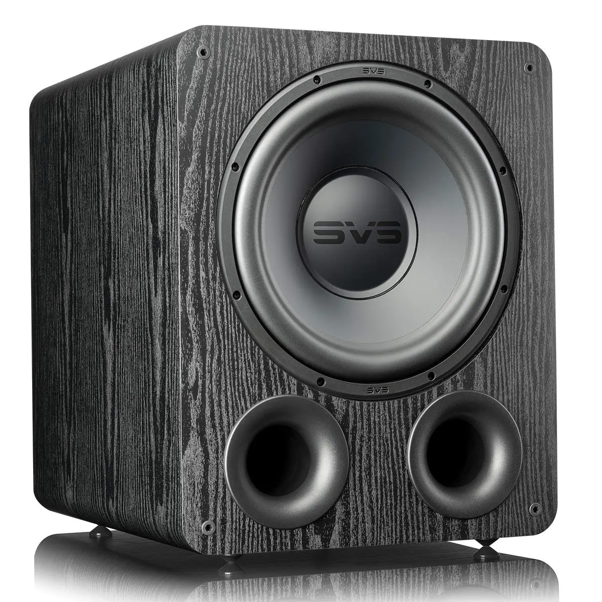 SVS PB-1000 Pro 12-Inch Ported Subwoofer - Premium Black Ash Bass Speaker, Class D Efficiency Amplifier, High-Watts Performance, DSP Control, 50MHz Frequency Response for Smartphone & Devices with Full Bass