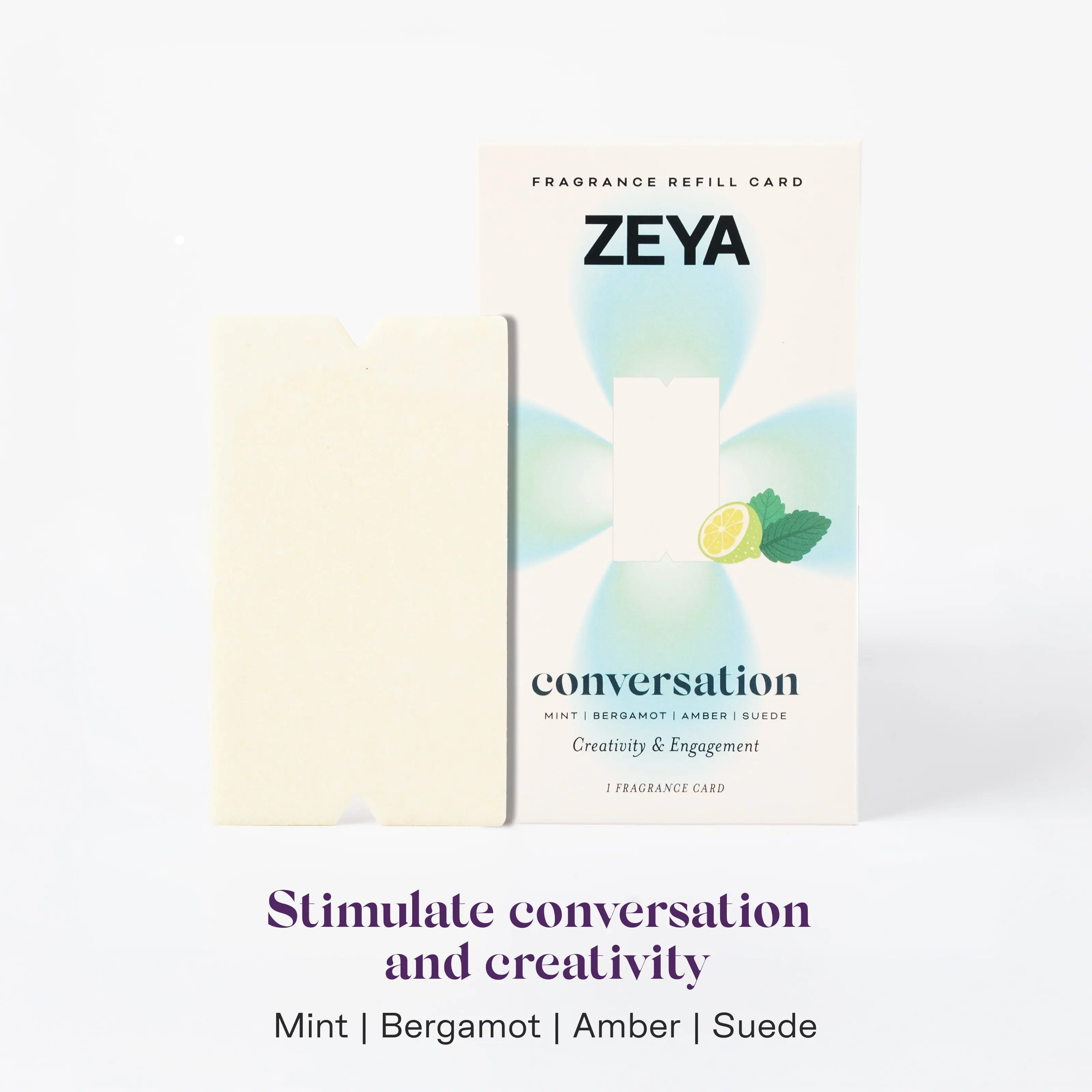 ZEYA Fragrance Card Refills – Clean Home Fragrance Diffuser Refills, Portable Scent Cards, Non-Toxic, Pet-Safe, Long-Lasting Room Fragrance