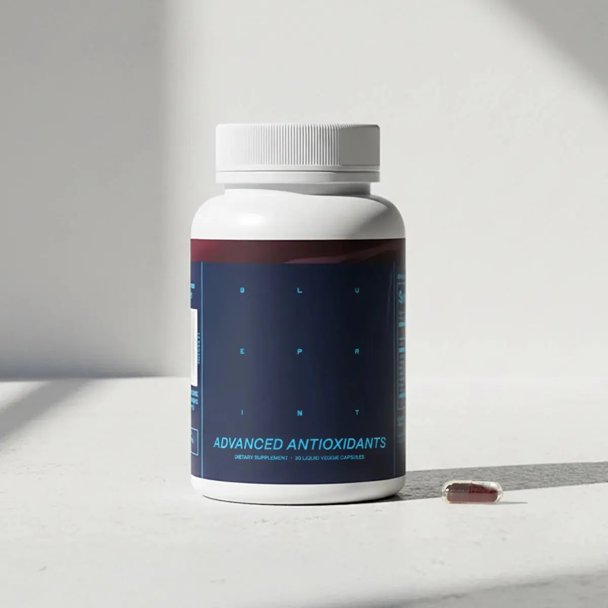 Blueprint Bryan Johnson Advanced Antioxidants Nutritional Supplement, Gluten-Free Delayed-Release Capsules with Lutein, Zeaxanthin & Astaxanthin for Eye, Heart & Bone Health