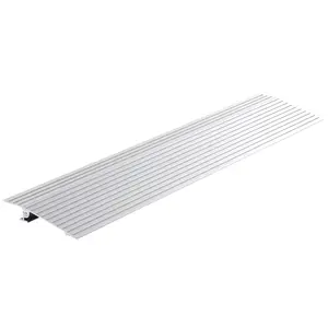 VEVOR Door Threshold Ramp, 1" Rise, 800 lbs Load Capacity, Door Ramp for Wheelchairs, Aluminum Threshold Ramp for Doorways, Adjustable Modular Threshold Ramp for Wheelchairs, Scooters, Power Chairs