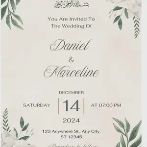 Custom Wedding Invitation