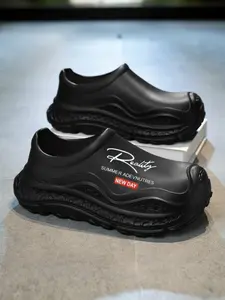 Waterproof Anti-Slip Eva Sandals, Unisex Fashion Indoor Shoes, Durable Work Chef Nurse Slippers, Thick Sole Comfortable Slip-Ons