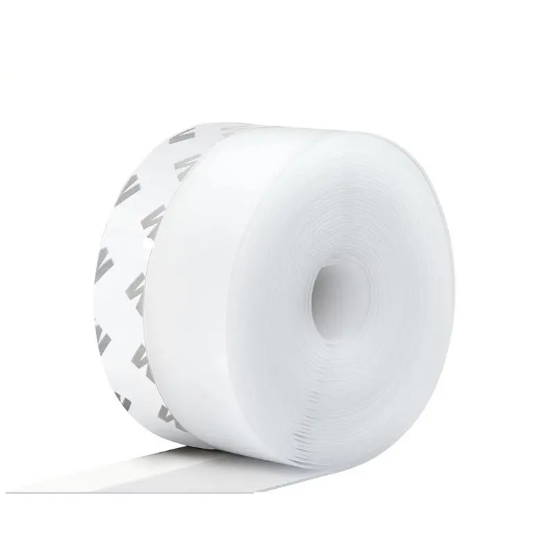 Window Door Rainproof Sealing Strip Silicone Rubber Impact Guard Glass Door Gap Windproof Insulation Self-Adhesive 5m Back Tape Bottom Door Seal Under Door Seal Door Draft Blocker Garage Door Bottom Seal Door Draft Stopper
