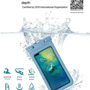 Waterproof Floating Phone Bag, Ideal for Swimming, Beach, Pool, Durable Design, Perfect for Water Activities, Essential Accessory