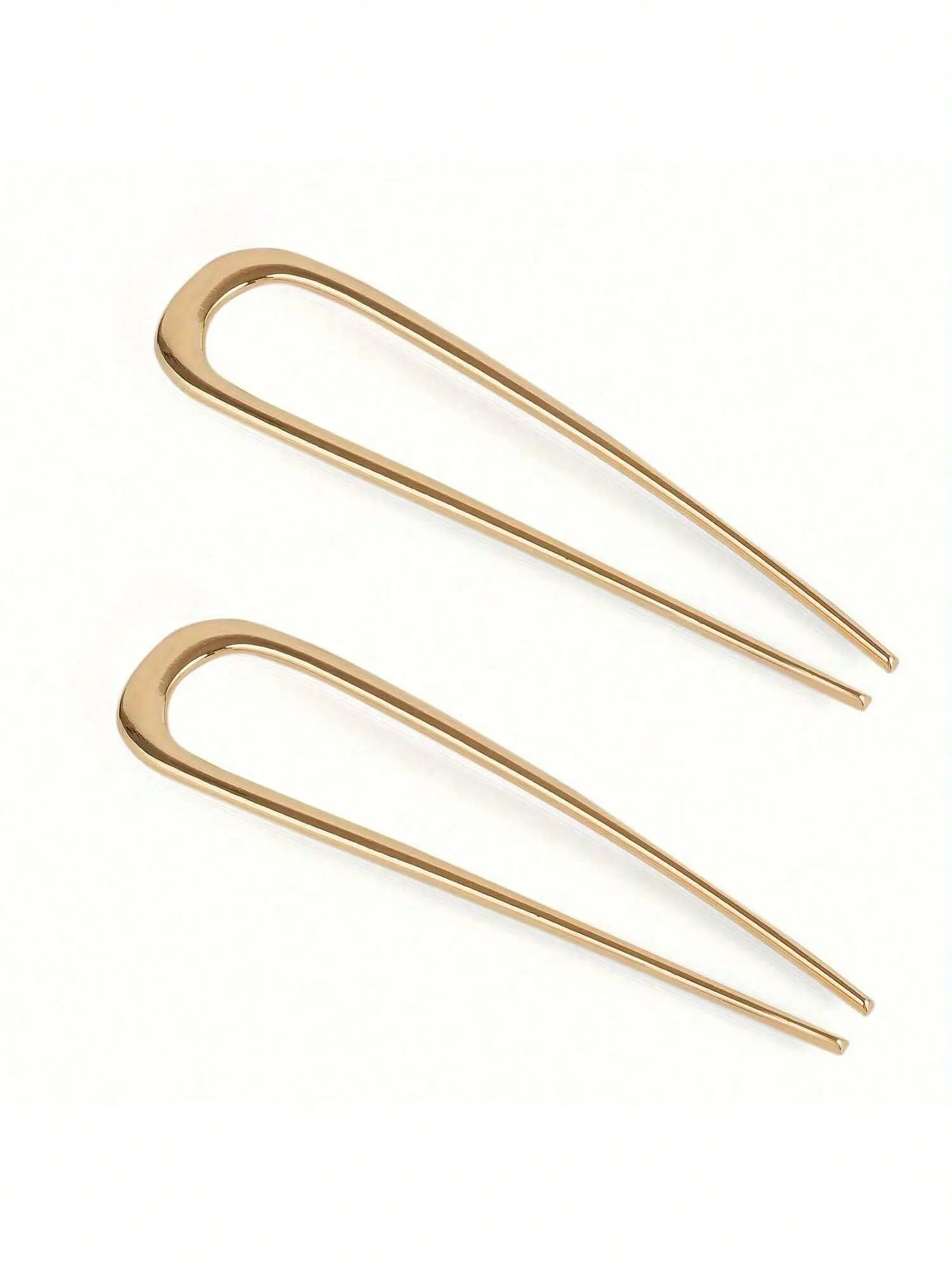 Elegant U-Shaped Hair Pins for Women, French Metal Barrettes for Thick Long Hair, Perfect for Weddings Parties Daily Use, Barrettes Hair Clips, Hair Pin Set, Fashion Hair Accessories, Hairpins