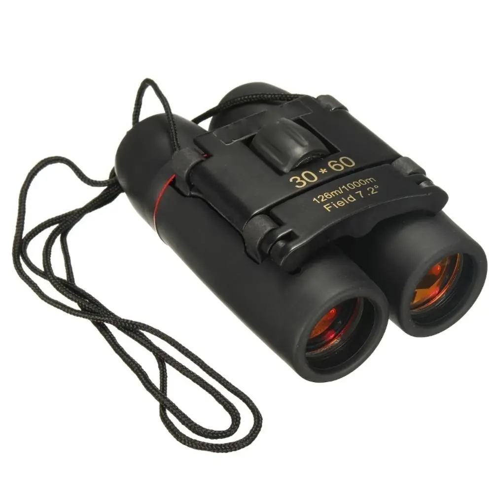30x60 Day and Night Camping Travel Vision Spotting Scope, Optical Military Folding High Definition Binoculars Telescope, Outdoor Camping Hiking Equipment, Camping Gear
