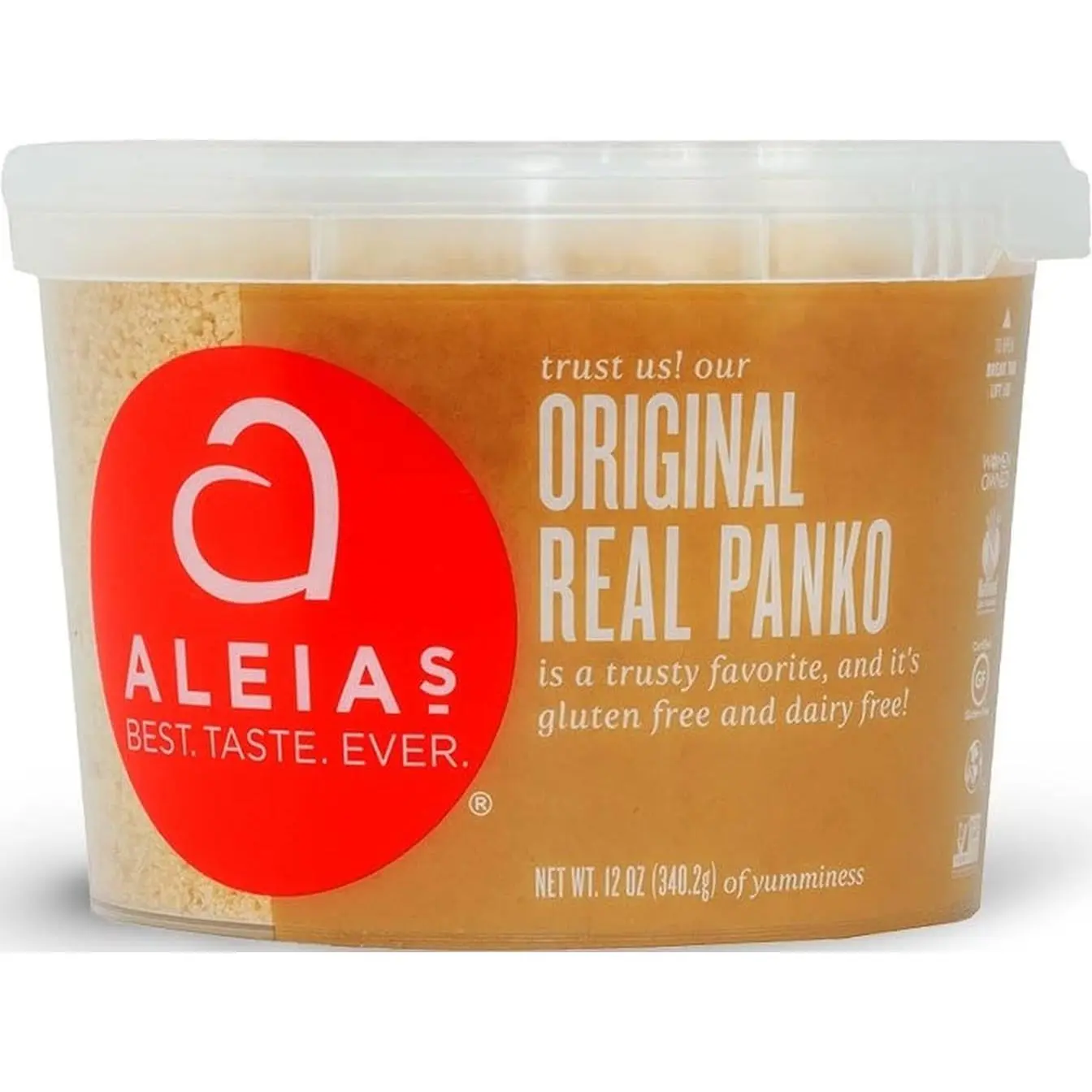 Aleia’s Gluten-Free Original Panko Breadcrumbs - 12 oz, Ideal for Baking & Stuffing Food Ideas