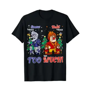 Delivered after Christmas-Unisex Christmas Miser Brothers T-Shirt - Heating & Cooling Classic Graphic, Unisex Breathable Cotton