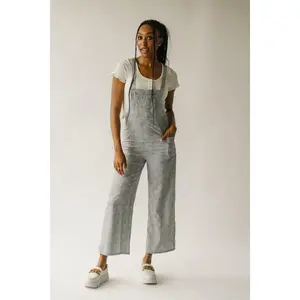 Women's Grey Abstract-Patterned Dillard Jumpsuit