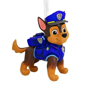 Hallmark Paw Patrol: The Movie Chase Christmas Ornament - Resin Ornament with Hanger Attachment