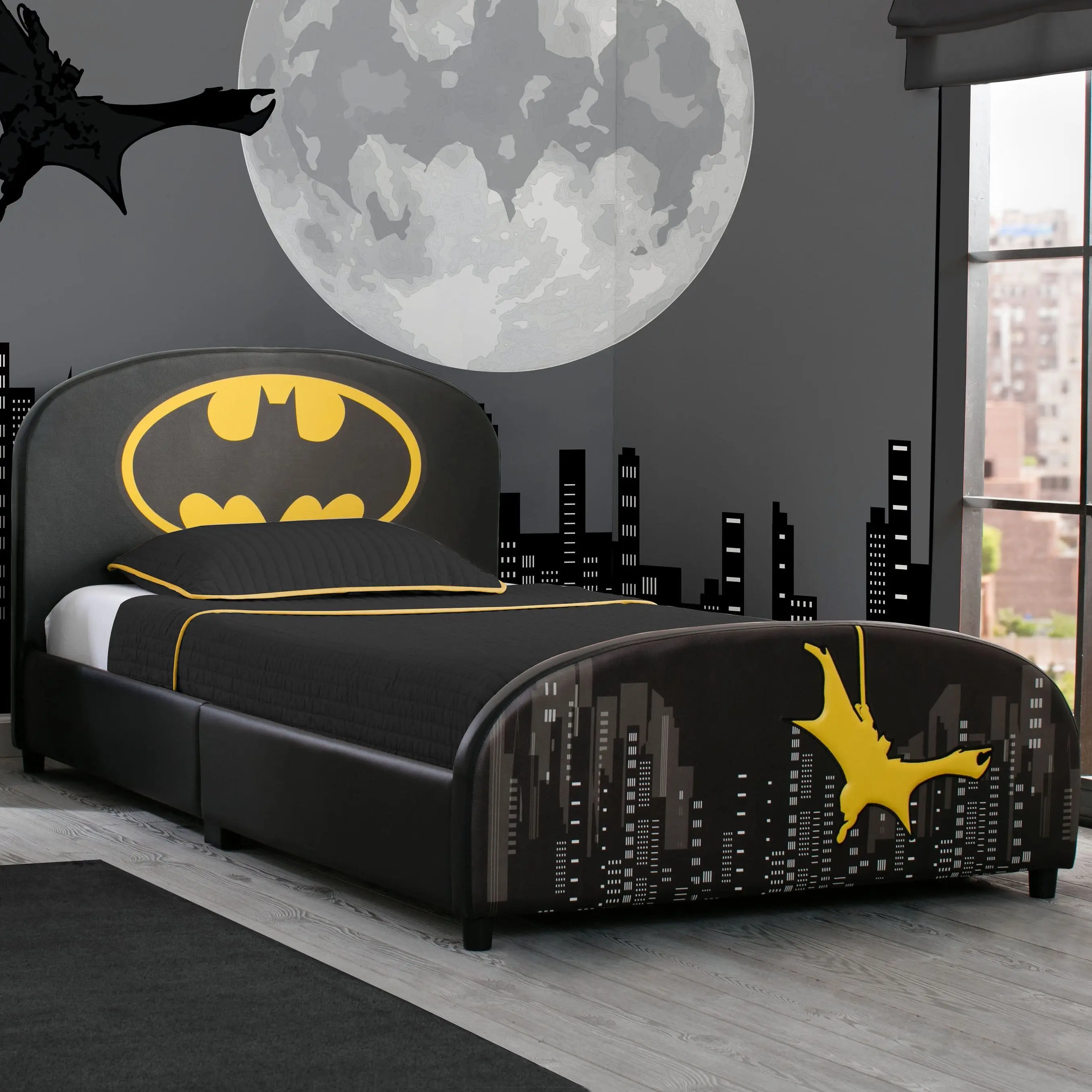 Batman Upholstered Twin Bed