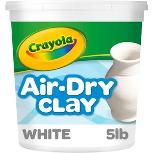 Air Dry Clay (5lbs), Teacher Supplies, Natural White Modeling Clay for Kids, Sculpting Material, Bulk Craft Supplies for Art Classrooms