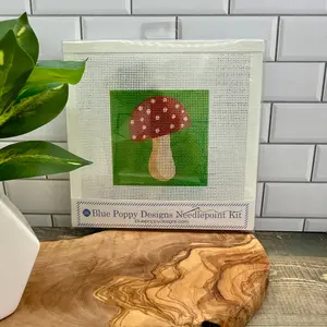 Mushroom Needlepoint Kit