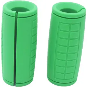 Dumbbell Handles Grips, Firm Rubber Barbell Grips Fit for Standard Barbell - Dumbell Handles,  Rubber Barbell Grips for Weight Lifting  Attachments & Fitness
