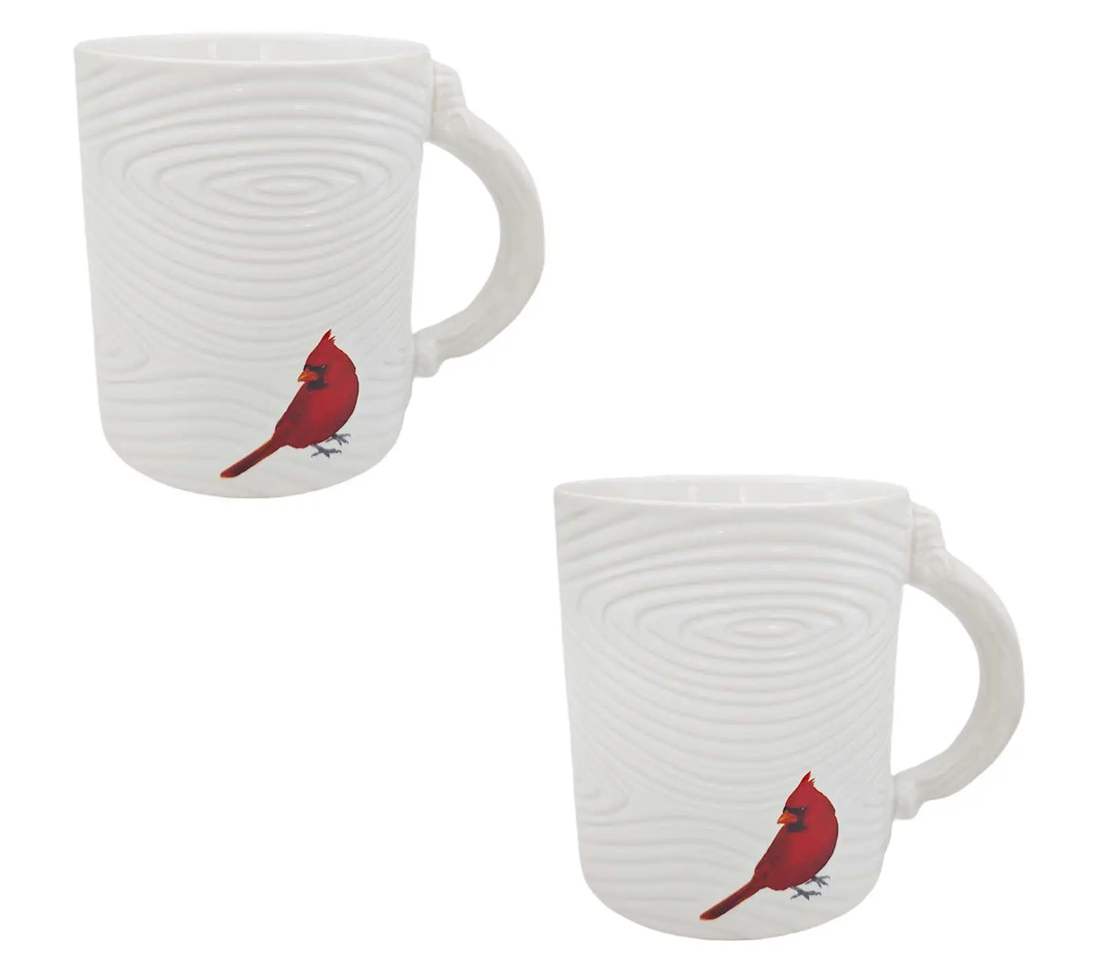 Temp-tations Set of (2) 18-oz Mugs with Figural Icon Handles