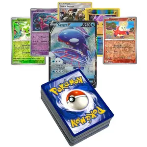 50x Official Pokemon Cards Collection w/ 5 Foils in Any Combination and at Least 1 Rarity, GX, EX, FA, Tag Team, Or Secret Rare