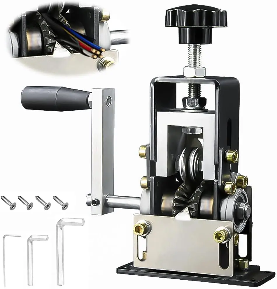 Automatic Copper Wire Stripper Machine, Pelador de Cable Electrico, Drill Powered, Wire Stripper Machine, Maquina Peladora de Cable - Efficiently Strip Cables from 1-25mm with Ease