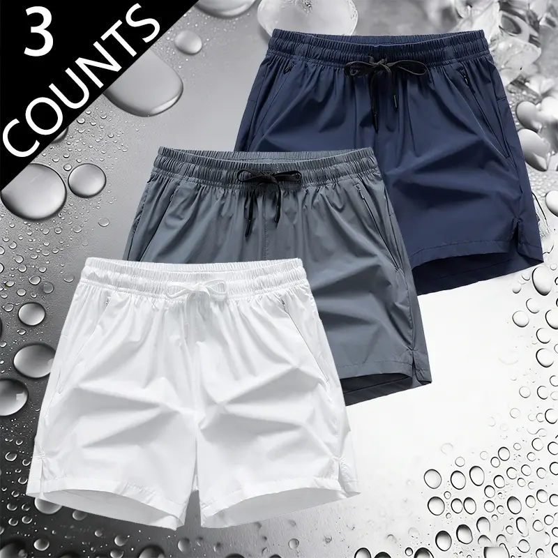 Men’s athletic shorts — new for summer; loose fit, breathable, lightweight, comfortable, quick-drying casual fitness shorts for men; suitable for everyday wear