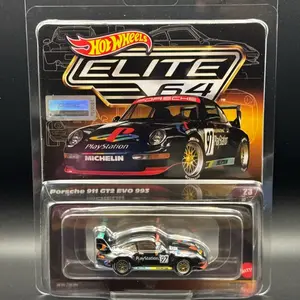 Hot Wheels Elite 64 Porsche 911 GT2 EVO 993 Playstation Livery - True 1:64 Scale