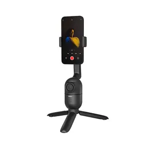 【Mid-year Promotion】OBSBOT Me AI-Powered Tracking Tripod, AI Tracking Auto Frame & Gesture Control, 120° Wide Angle, No App Required, Auto Face Tracking Phone Holder for Selfie Vlog Skype & Face Time Calls Accessories Cellphone