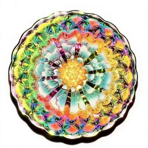 Handcrafted peony-patterned Jianzhan teapot with a lotus-shaped base and iridescent rainbow glaze, highly valuable for collectors., Chinese culture,High-temperature firing,Handcrafted ceramic cup,Wine Glass, Kung Fu Cup,Drinkware