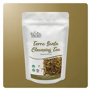 Terra Santa Cleansing Tea | Herbal Blend | Digestive Support | Made in the USA | 14 Tea Bags