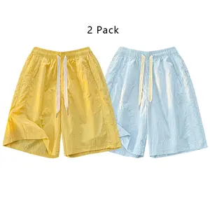 Men's 2 Pack Quick Dry Mesh Shorts Casual Summer Athletic Gym Shorts with Pockets